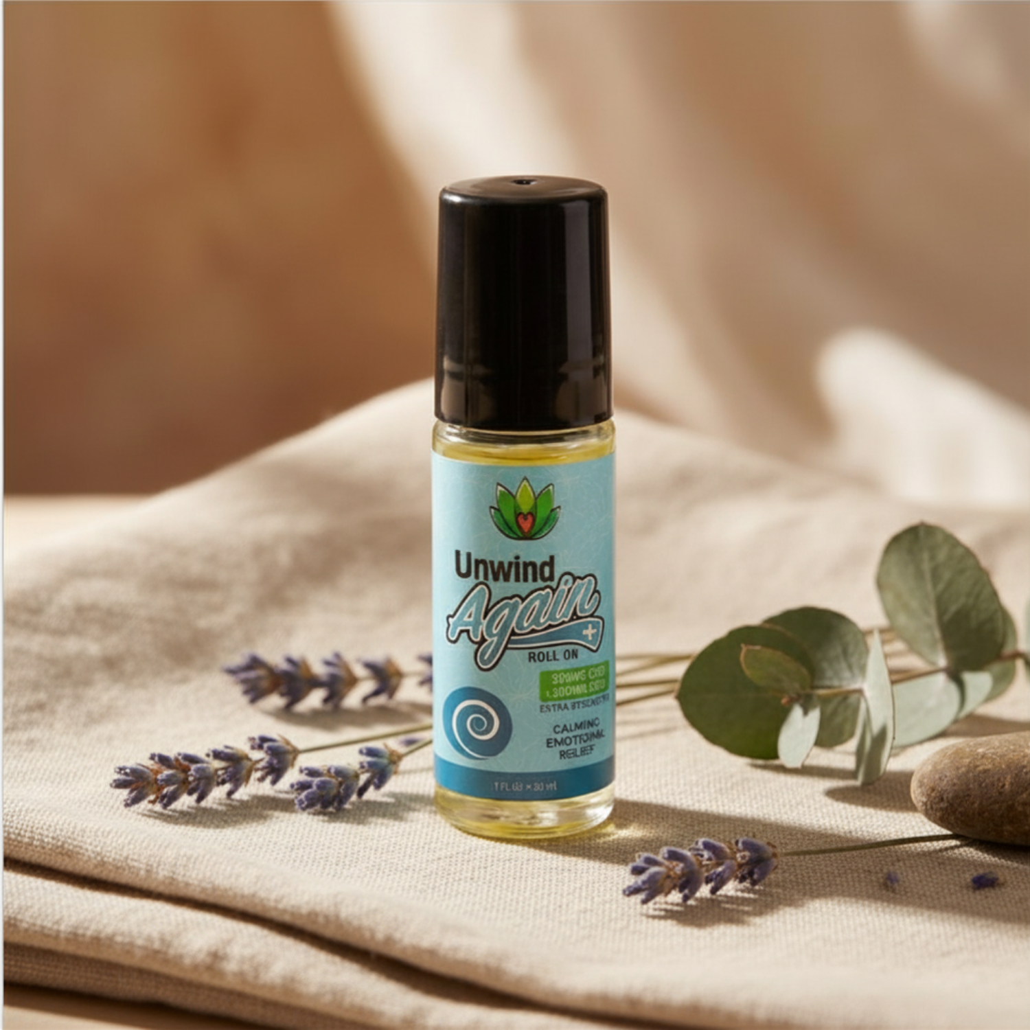Heal Again Co. Unwind Again Relaxation Oil for the Purifying Moment aromatic ritual.