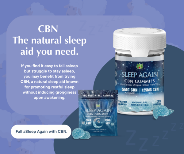 CBN natural sleep aid
