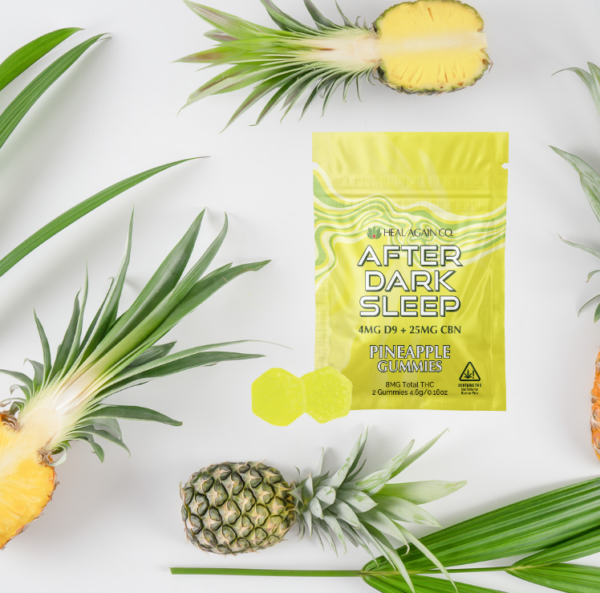 sleep gummies. pineapple