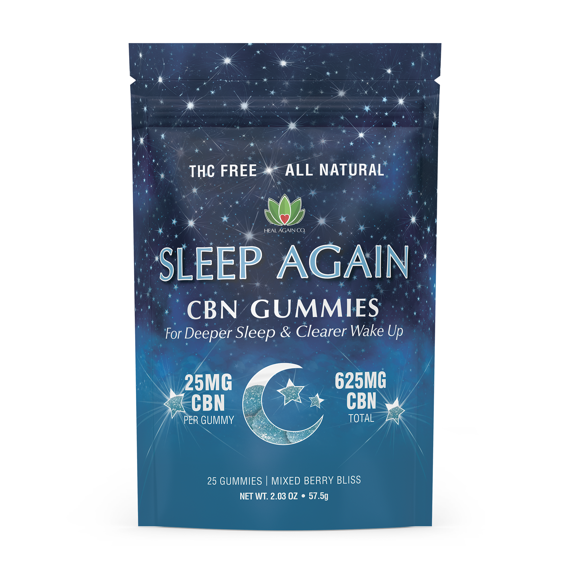 Sleep Again CBN Gummies 25 count pouch