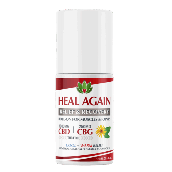 Heal Again Muscle Relief Roll-on Bottle