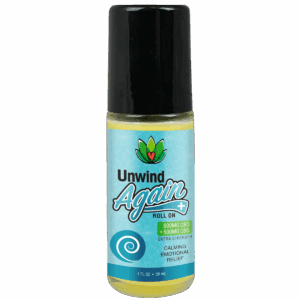 Unwind Again Relaxation Oil Roll-On bottle