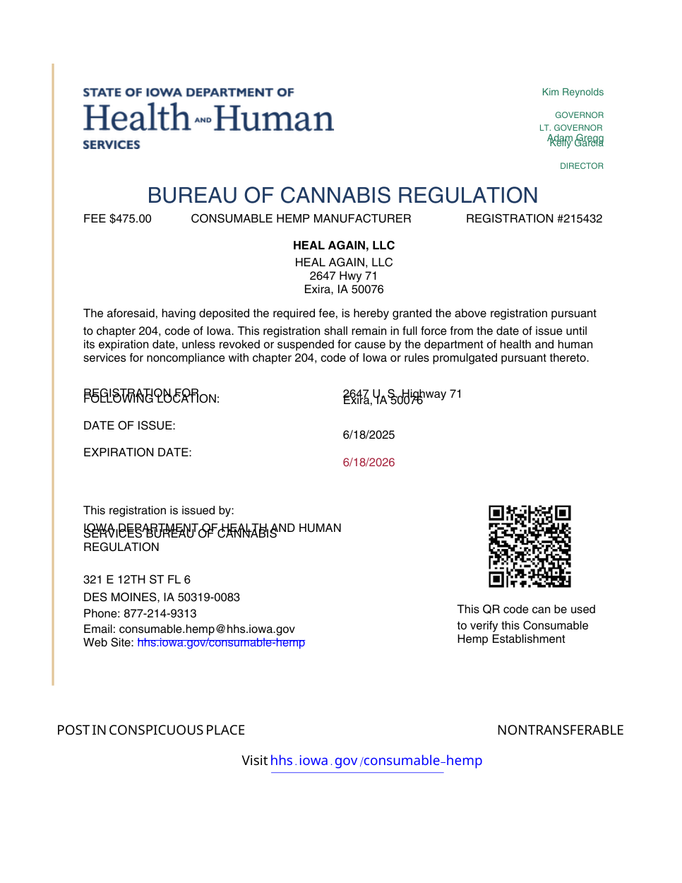 Food Processing License